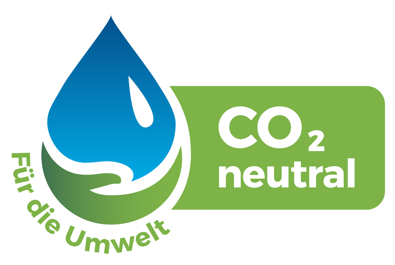 Rhodius Logo CO2 Neutralität